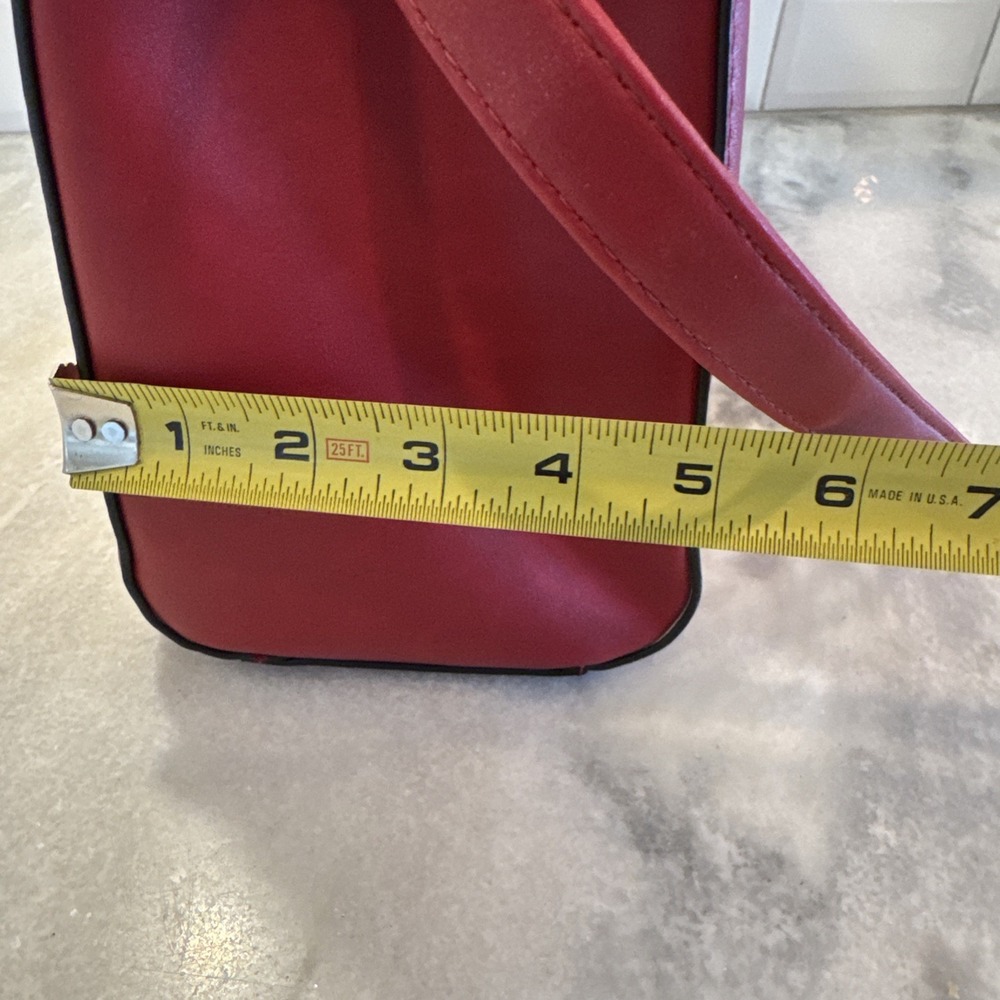 Nine West Red Satchel Purse‎ - Picture 12 of 13